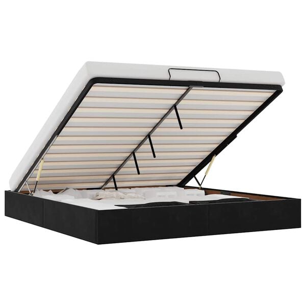 vidaXL &Omicron;&theta;&omega;&mu;&alpha;&nu;&iota;&kappa;ό &pi;&lambda;&alpha;ί&sigma;&iota;&omicron; &kappa;&rho;&epsilon;&beta;&alpha;&tau;&iota;&omicron;ύ &chi;&omega;&rho;ί&sigmaf; &sigma;&tau;&rho;ώ&mu;&alpha; &Mu;&alpha;ύ&rho;&omicron; 180x200cm Velvet