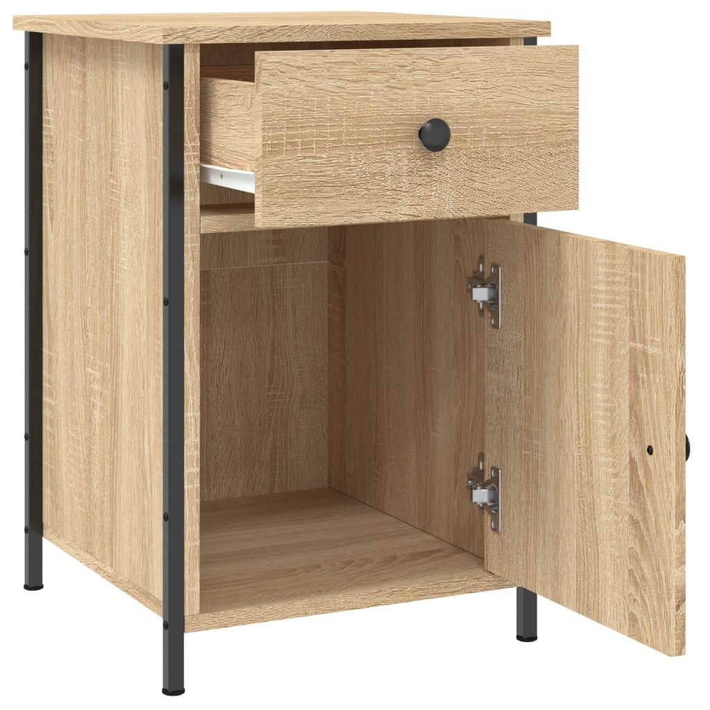 vidaXL Κομοδίνο Sonoma Δρυς 40 x 42 x 60 εκ. από Επεξεργασμένο Ξύλο