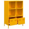 vidaXL Ντουλάπι Μουσταρδί 68x39x103,5 εκ. από Ατσάλι