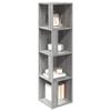 vidaXL Γωνιακό Έπιπλο Γκρι Sonoma 33x33x132 εκ. από Επεξεργ. Ξύλο