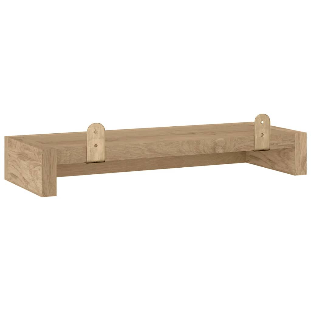 vidaXL Ράφια Τοίχου 2 τεμ. 40 x 15 x 6 εκ. από Μασίφ Ξύλο Teak