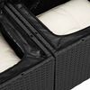 vidaXL Σετ Καναπέ Κήπου 11 pcs Μαύρο και λευκό