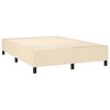 vidaXL &Kappa;&rho;&epsilon;&beta;ά&tau;&iota; Boxspring &mu;&epsilon; &Sigma;&tau;&rho;ώ&mu;&alpha; &Kappa;&rho;&epsilon;&mu; 140x190 &epsilon;&kappa;. &Upsilon;&phi;&alpha;&sigma;&mu;ά&tau;&iota;&nu;&omicron;