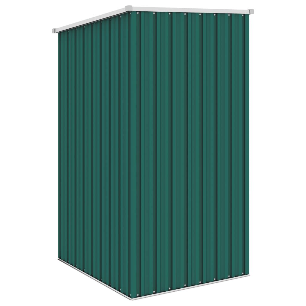 vidaXL Αποθήκη Κήπου Πράσινη 87 x 98 x 159 εκ. από Γαλβανισμένο Ατσάλι