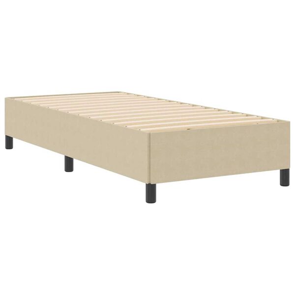vidaXL Σκελετός Κρεβατιού Γκρι Πράσινο 90 x 200 cm Βελούδο