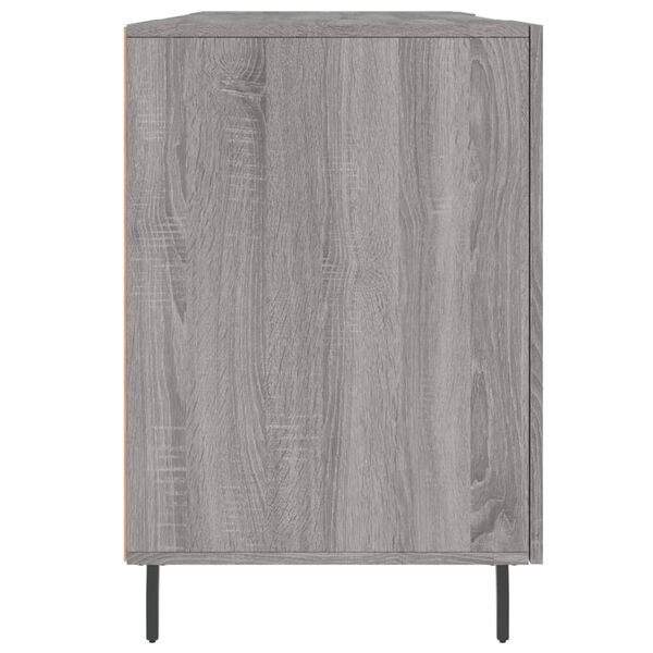 vidaXL Γραφείο Γκρι Sonoma 140 x 50 x 75 εκ. από Επεξεργασμένο Ξύλο
