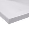 vidaXL Νιπτήρας Ένθετος Λευκός 101 x 39,5 x 18,5 εκ. Κεραμικός