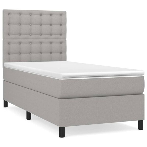 vidaXL &Kappa;&rho;&epsilon;&beta;ά&tau;&iota; Boxspring &mu;&epsilon; &Sigma;&tau;&rho;ώ&mu;&alpha; &Alpha;&nu;&omicron;&iota;&chi;&tau;ό &Gamma;&kappa;&rho;&iota; 80x200 &epsilon;&kappa;. &Upsilon;&phi;&alpha;&sigma;&mu;ά&tau;&iota;&nu;&omicron;