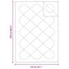 vidaXL Διπλό με Μαξιλάρι 2 pcs Λευκό 155 x 220 cm Μικροΐνες