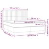 vidaXL &Kappa;&rho;&epsilon;&beta;ά&tau;&iota; Boxspring &mu;&epsilon; &Sigma;&tau;&rho;ώ&mu;&alpha; &Sigma;&kappa;&omicron;ύ&rho;&omicron; &Mu;&pi;&lambda;&epsilon; 180x200 &epsilon;&kappa;. &Beta;&epsilon;&lambda;&omicron;ύ&delta;&iota;&nu;&omicron;