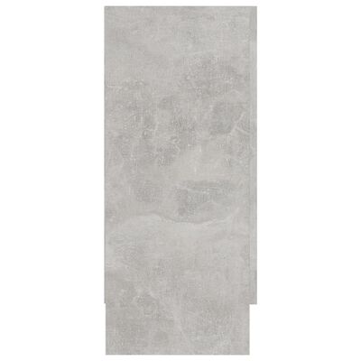 vidaXL Μπουφές Γκρι Σκυροδέματος 120 x 30,5 x 70 εκ. από Μοριοσανίδα