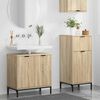 vidaXL Σετ Επίπλων Μπάνιου με ράφι 2 pcs Sonoma Δρυς 39.5 x 36 x 88 εκ