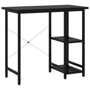 vidaXL &Gamma;&rho;&alpha;&phi;&epsilon;ί&omicron; &Upsilon;&pi;&omicron;&lambda;&omicron;&gamma;&iota;&sigma;&tau;ή &Mu;&alpha;ύ&rho;&omicron; 80 x 40 x 72 &epsilon;&kappa;. &alpha;&pi;ό MDF &kappa;&alpha;&iota; &Mu;έ&tau;&alpha;&lambda;&lambda;&omicron;