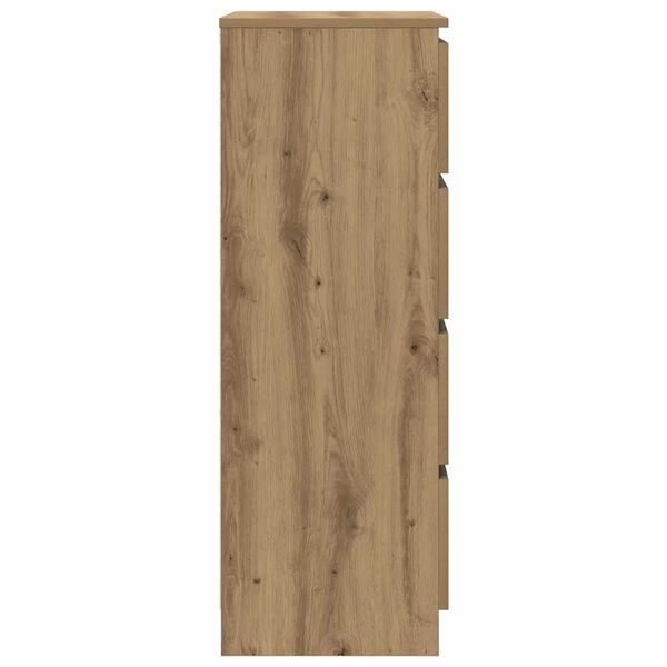 vidaXL Μπουφές Τεχνίτης Δρυς 60x35x98,5 εκ Ξύλο μηχανής
