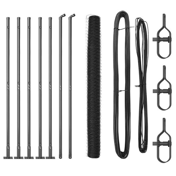 vidaXL &Sigma;&tau;ύ&lambda;&omicron;&sigmaf; &Pi;&epsilon;&rho;&iota;&phi;&rho;ά&xi;&epsilon;&omega;&nu; &Gamma;&kappa;&rho;&iota; 10 x 1,4 &mu; (&pi;ά&chi;&omicron;&sigmaf; &pi;&lambda;έ&gamma;&mu;&alpha;&tau;&omicron;&sigmaf; 36 &chi;&iota;&lambda;.)