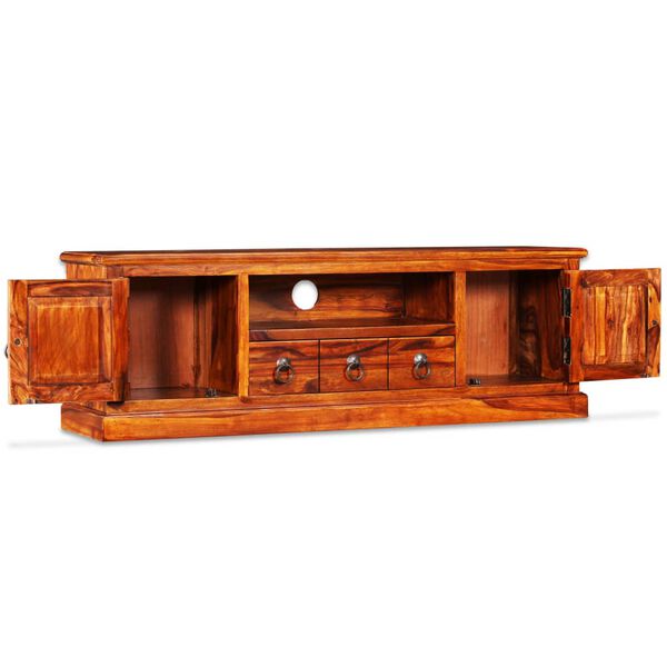 vidaXL Έπιπλο Τηλεόρασης 120 x 30 x 40 εκ. από Μασίφ Ξύλο Ακακίας