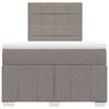 vidaXL &Kappa;&rho;&epsilon;&beta;ά&tau;&iota; Boxspring &mu;&epsilon; &Sigma;&tau;&rho;ώ&mu;&alpha; Taupe 120x190 &epsilon;&kappa;. &Upsilon;&phi;&alpha;&sigma;&mu;ά&tau;&iota;&nu;&omicron;