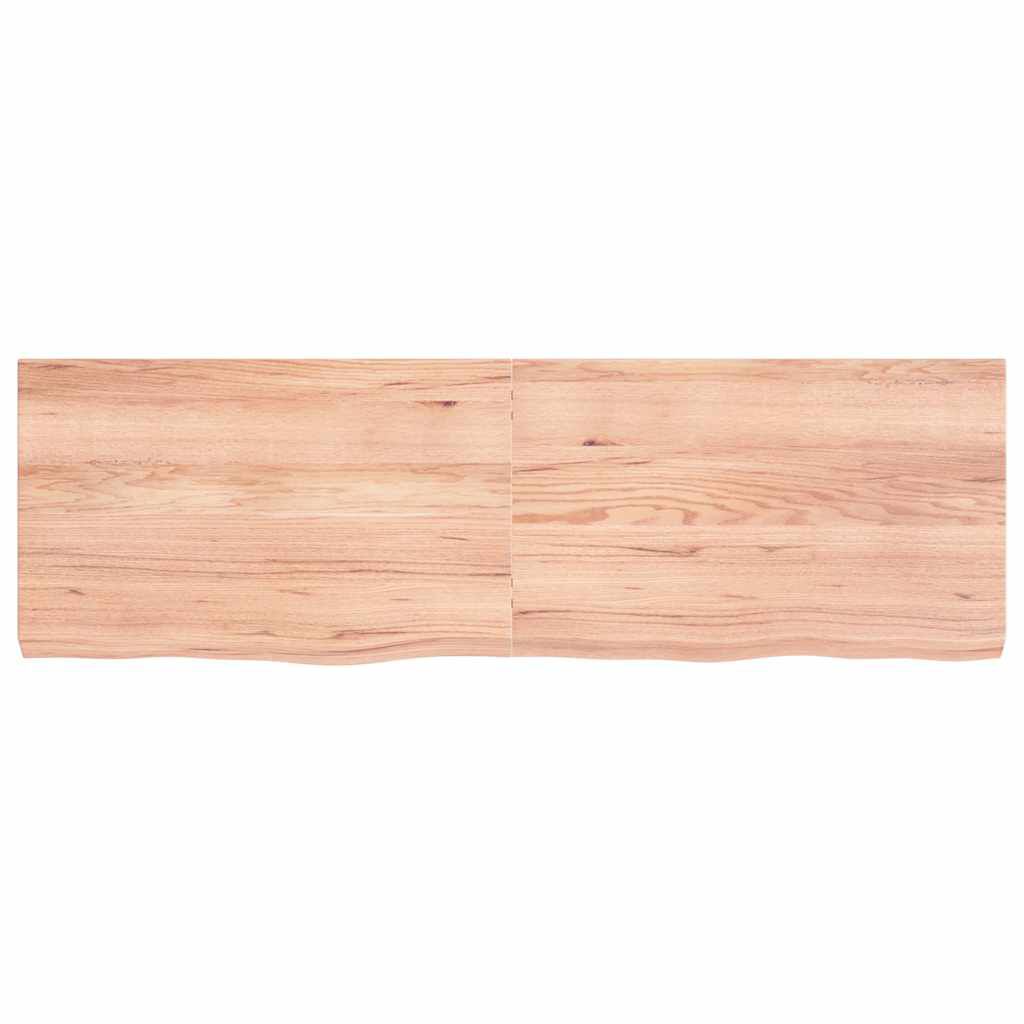 vidaXL Πάγκος Μπάνιου Αν. Καφέ 160x50x(2-6) εκ. Επεξεργ. Μασίφ Ξύλο