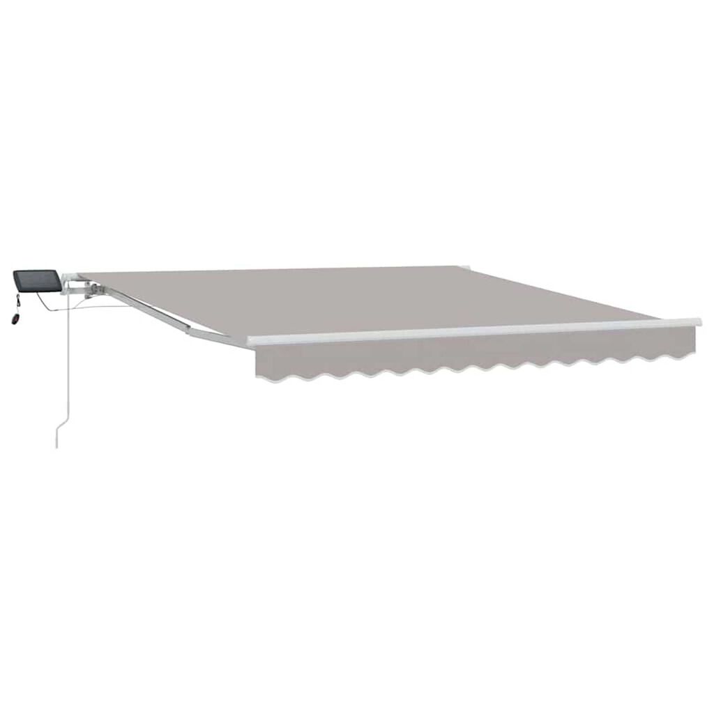 vidaXL Σκηνίτσα Αναδιπλούμενη with 350 x 250 εκ Ανοιχτό γκρι
