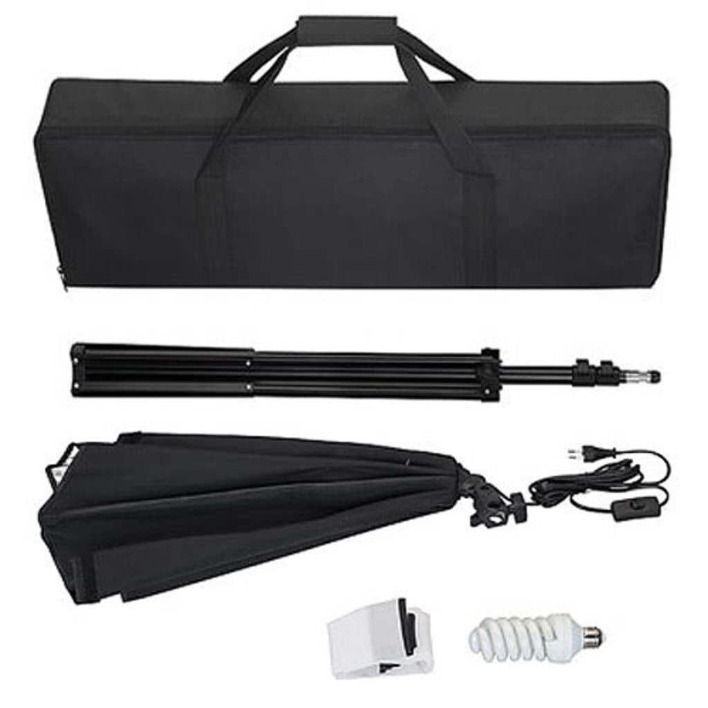 vidaXL Κιτ Φωτισμού Softbox Φωτογραφικού Στούντιο με Shooting Table