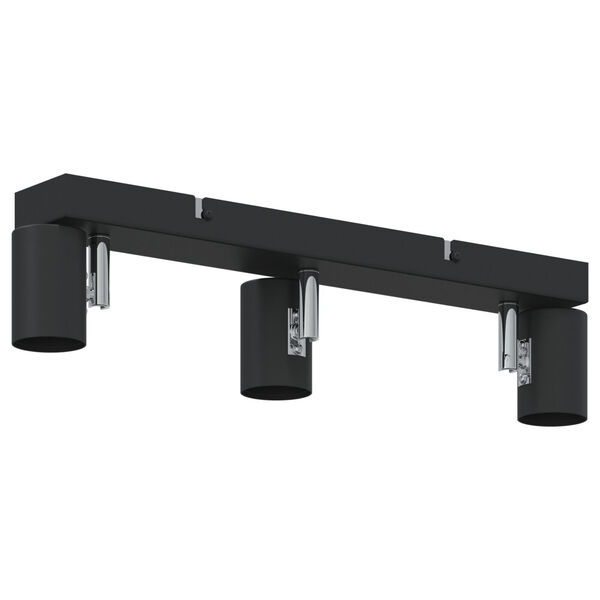 vidaXL Σποτ οροφής Μαύρο 38 x 6.5 x 11.5 εκ Ατσάλι