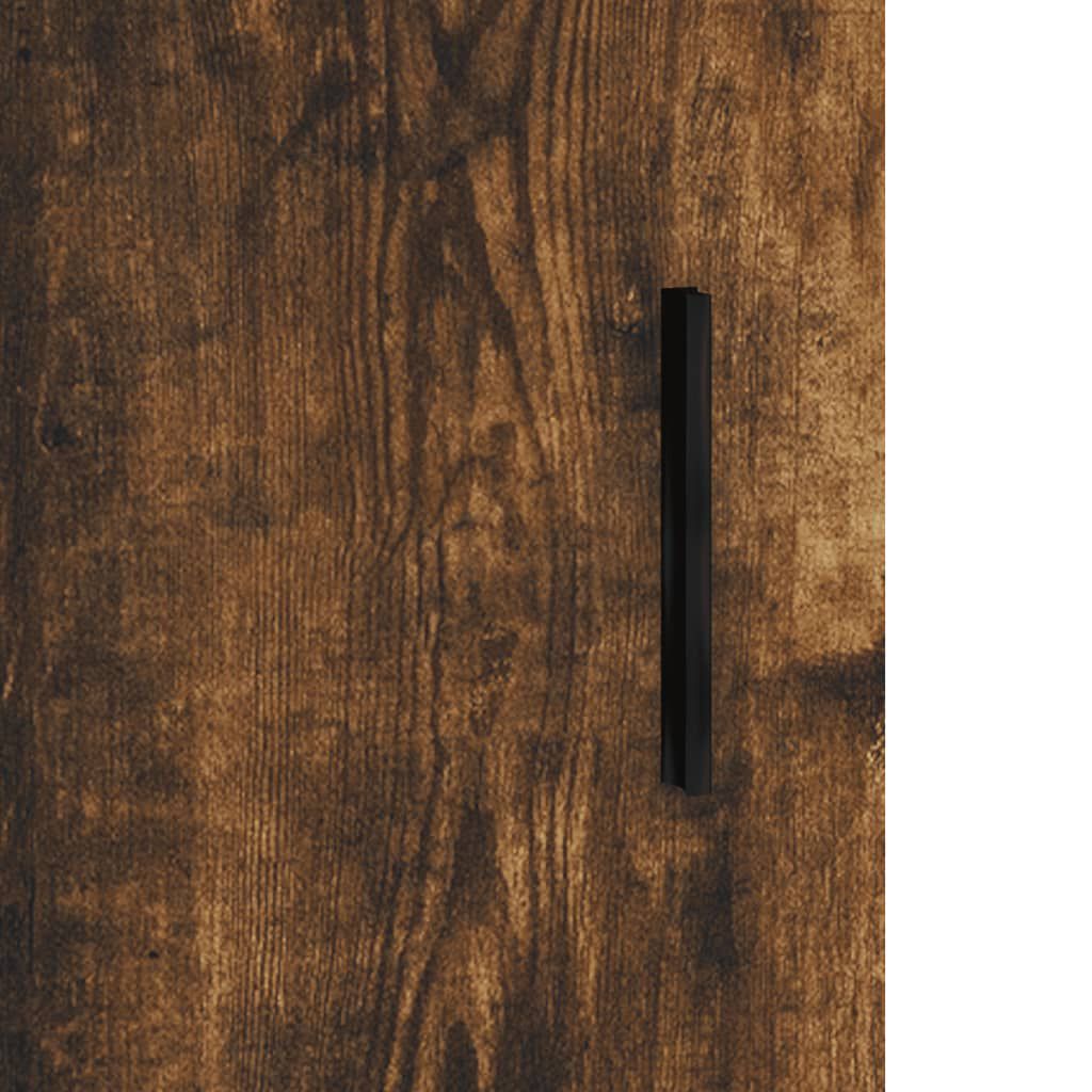 vidaXL Ντουλάπι Τοίχου Καπνιστή Δρυς 34,5 x 34 x 90 εκ.