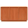 vidaXL Πλαϊνό γραφείο Καφέ 111 x 34 x 60 εκ Μασίφ ξύλο πεύκου