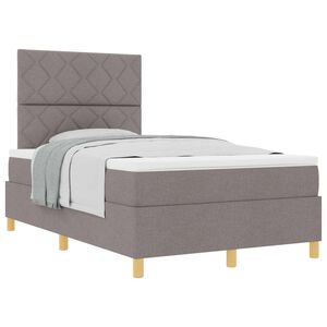 vidaXL &Kappa;&rho;&epsilon;&beta;ά&tau;&iota; &mu;&epsilon; &epsilon;&lambda;&alpha;&tau;ή&rho;&iota;&alpha; &mu;&epsilon; &sigma;&tau;&rho;ώ&mu;&alpha; Taupe 120 x 200 cm ύ&phi;&alpha;&sigma;&mu;&alpha;