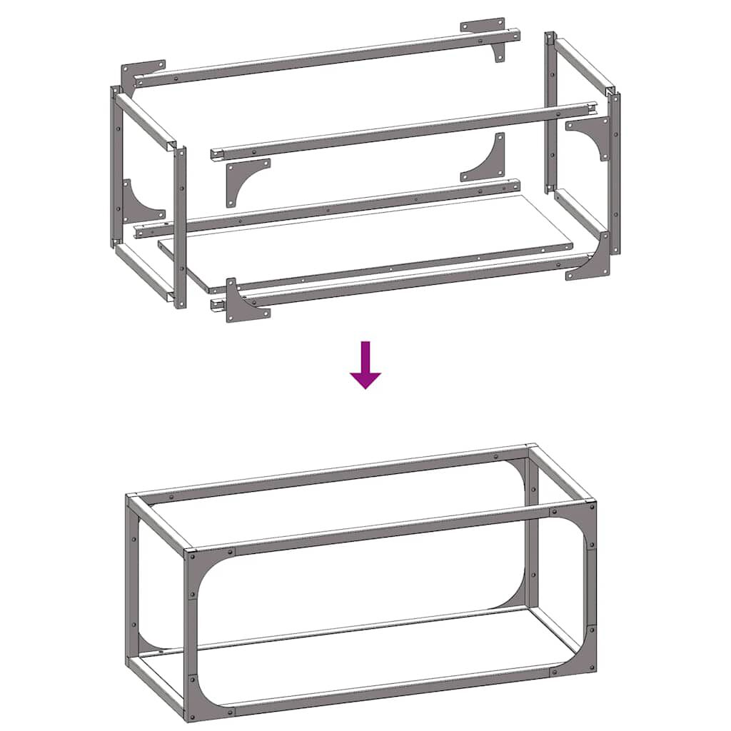 vidaXL Ράφι για καυσόξυλα Ελαιοπράσινο 25x25x60cm Ατσάλι ψυχρής έλασης