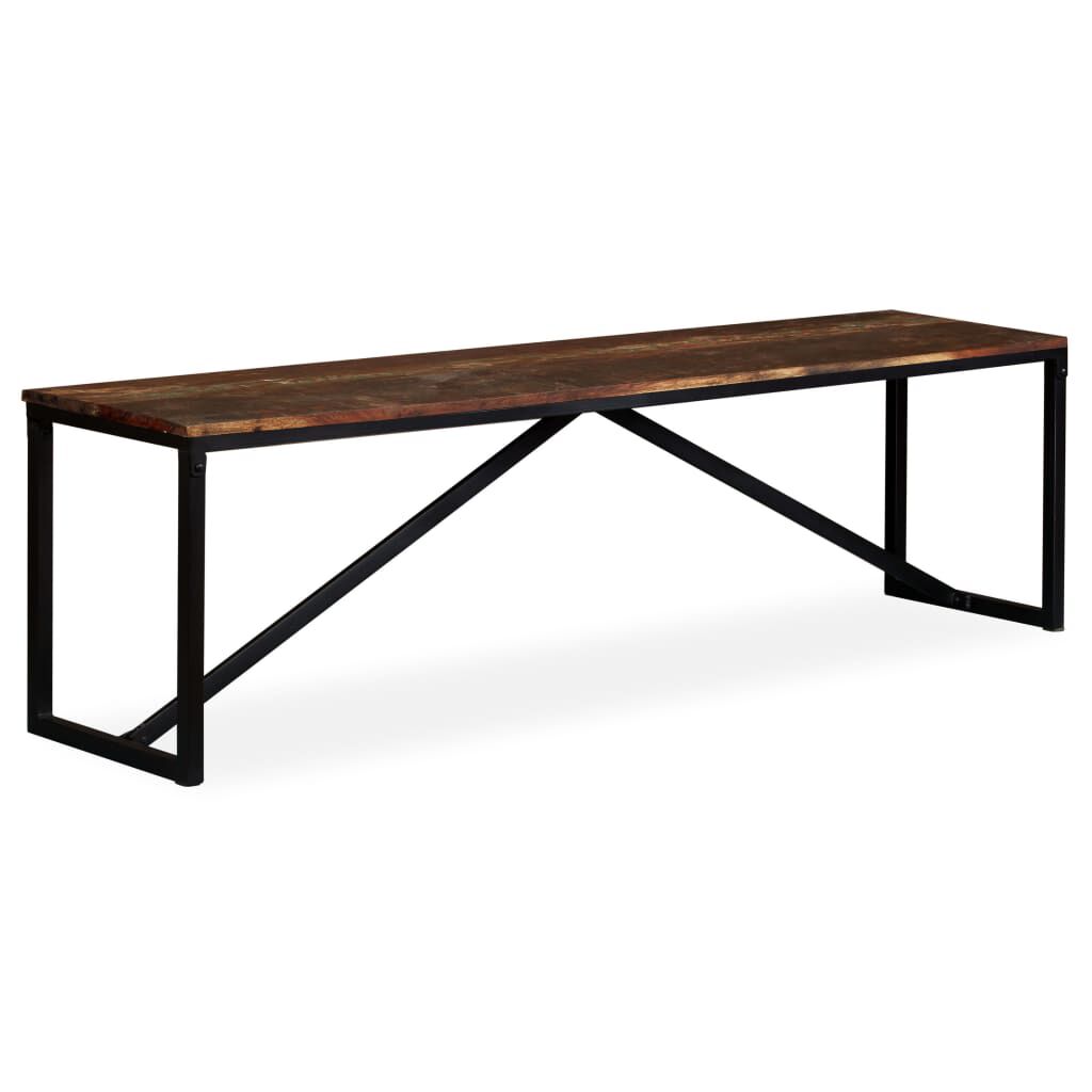 vidaXL Πάγκος 160 x 35 x 45 εκ. από Μασίφ Ανακυκλωμένο Ξύλο
