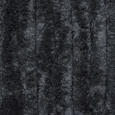 vidaXL Σήτα - Κουρτίνα Πόρτας Ανθρακί 100 x 220 εκ. από Σενίλ