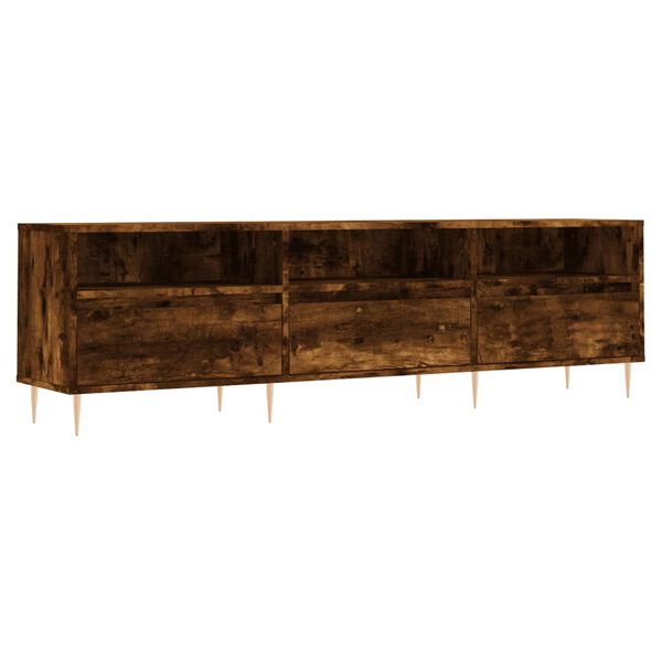 vidaXL Έπιπλο Τηλεόρασης Καπνιστή Δρυς 150x30x44,5 εκ. Επεξ. Ξύλο