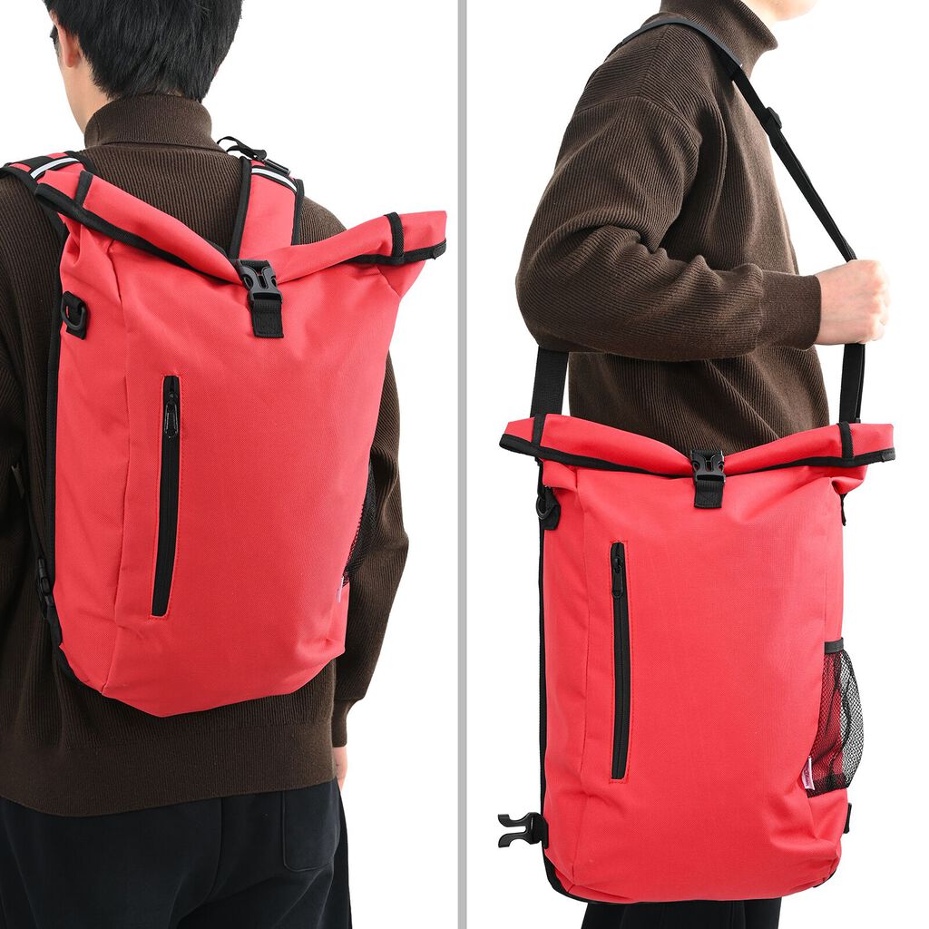 vidaXL Τσάντα Ποδηλάτου για Πάνιου 20 L Κόκκινη 31x13x58 εκ