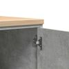 vidaXL ντουλάπι αποθήκευσης γκαράζ 60x51x85 εκ μασίφ ξύλο πεύκο