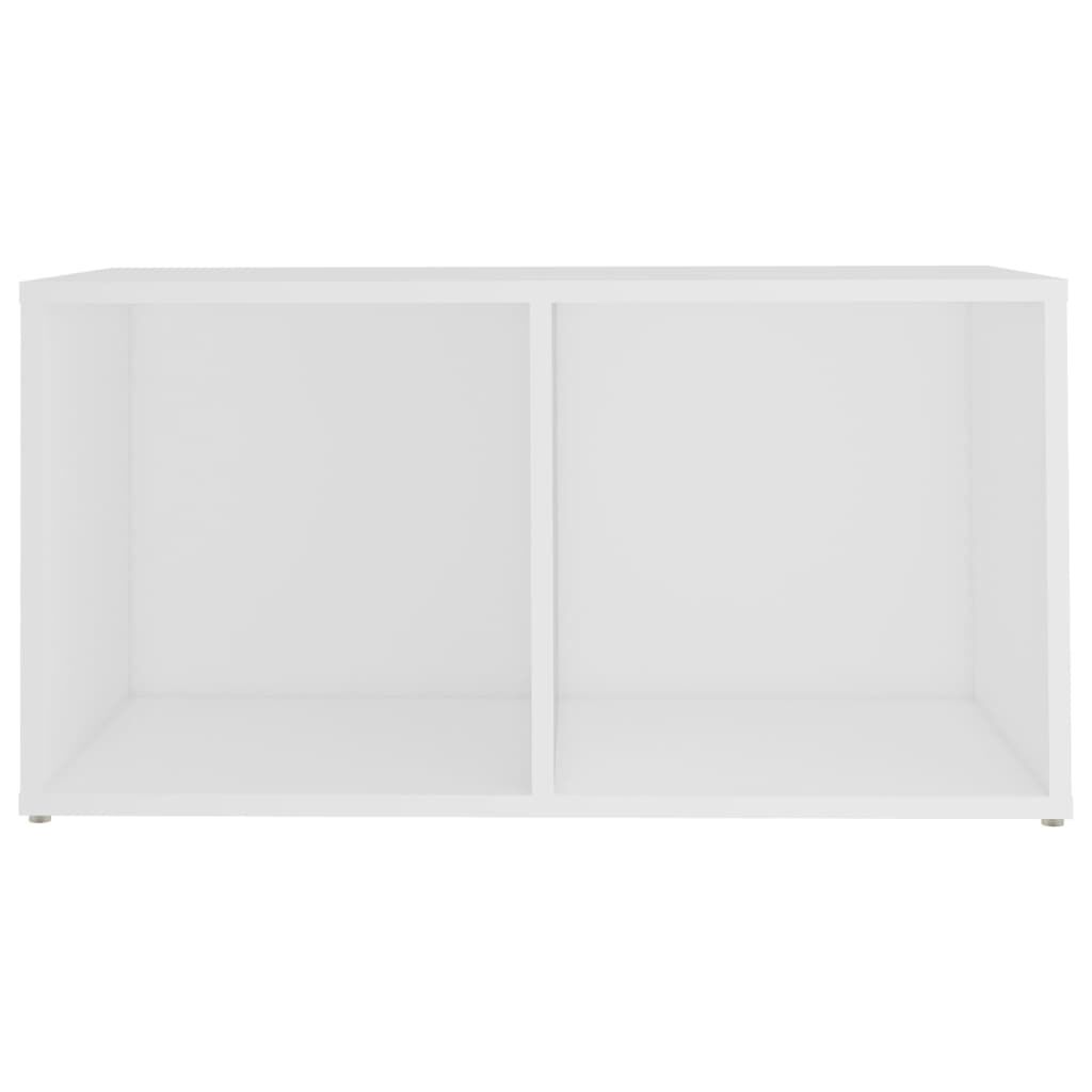 vidaXL Έπιπλα Τηλεόρασης 2 τεμ. Λευκά 72 x 35 x 36,5 εκ. Επεξ. Ξύλο