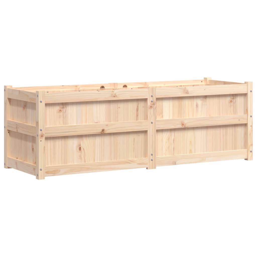 vidaXL Ζαρντινιέρα 150 x 50 x 50 εκ. από Μασίφ Ξύλο Πεύκου