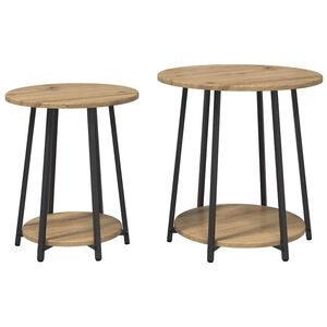 vidaXL &Sigma;&epsilon;&tau; &beta;&omicron;&eta;&theta;&eta;&tau;&iota;&kappa;ά &tau;&rho;&alpha;&pi;&epsilon;&zeta;ά&kappa;&iota;&alpha; 2 &tau;&mu;&chi;. &Delta;&rho;&upsilon;&sigmaf; Artisan &kappa;&alpha;&iota; &Mu;&alpha;ύ&rho;&omicron;
