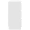 vidaXL Ντουλάπι Λευκό 80x35x76 εκ. Επεξεργασμένο Ξύλο