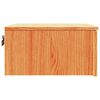 vidaXL Κομοδίνο Καφέ κεριού 37 x 35 x 18.5 εκ Μασίφ ξύλο πεύκου