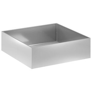 vidaXL &Gamma;&lambda;ά&sigma;&tau;&rho;&alpha; &Kappa;ή&pi;&omicron;&upsilon; &Alpha;&sigma;&eta;&mu;ί 80 x 80 x 30 cm &Gamma;&alpha;&lambda;&beta;&alpha;&nu;&iota;&sigma;&mu;έ&nu;&omicron;&sigmaf; &Chi;ά&lambda;&upsilon;&beta;&alpha;&sigmaf;