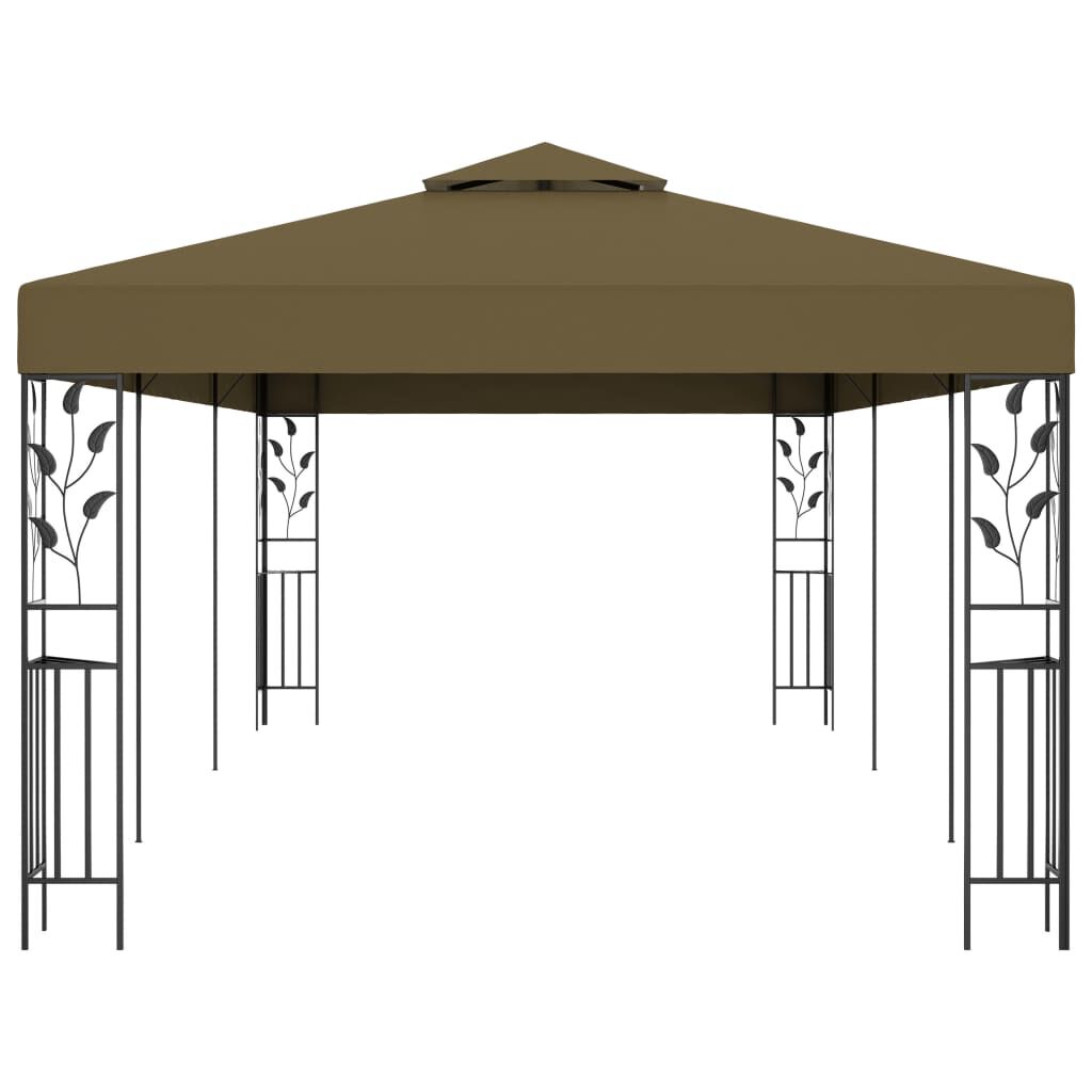 vidaXL Κιόσκι Taupe 6 x 3 μ. 180 γρ/μ²