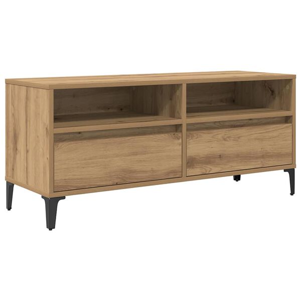 vidaXL &Nu;&tau;&omicron;&upsilon;&lambda;ά&pi;&iota; TV &mu;&epsilon; &sigma;&upsilon;&rho;&tau;ά&rho;&iota; Artisan Oak 100 x 34,5 x 44,5 &epsilon;&kappa;.