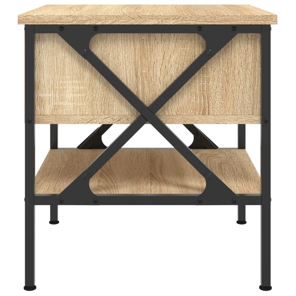 vidaXL Κομοδίνα 2 τεμ. Sonoma Δρυς 40x42x45 εκ. από Επεξεργασμένο Ξύλο