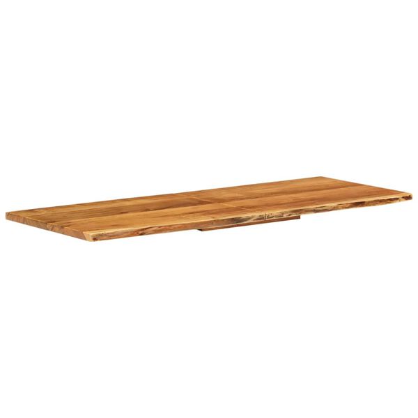 vidaXL Πάγκος Μπάνιου 140x52x2,5 εκ. από Μασίφ Ξύλο Ακακίας