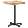 vidaXL Τραπέζι Bistro Τετράγωνο 50x50x75 εκ. Ακατέργαστο Ξύλο Μάνγκο