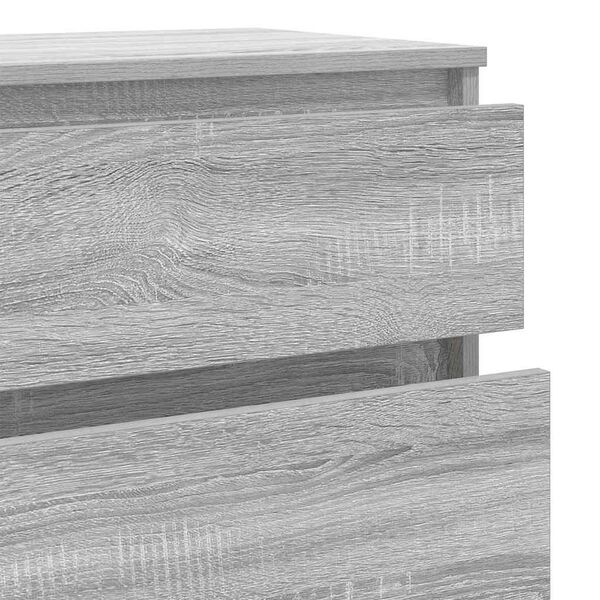 vidaXL Συρταριέρα Γκρι Sonoma 60x36x103 εκ. από Επεξεργασμένο Ξύλο