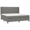vidaXL &Kappa;&rho;&epsilon;&beta;ά&tau;&iota; Boxspring &mu;&epsilon; &Sigma;&tau;&rho;ώ&mu;&alpha; &Sigma;&kappa;&omicron;ύ&rho;&omicron; &Gamma;&kappa;&rho;&iota; 200x200 &epsilon;&kappa;. &Upsilon;&phi;&alpha;&sigma;&mu;ά&tau;&iota;&nu;&omicron;