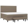 vidaXL &Kappa;&rho;&epsilon;&beta;ά&tau;&iota; Boxspring &mu;&epsilon; &Sigma;&tau;&rho;ώ&mu;&alpha; Taupe 180x200 &epsilon;&kappa;. &Upsilon;&phi;&alpha;&sigma;&mu;ά&tau;&iota;&nu;&omicron;