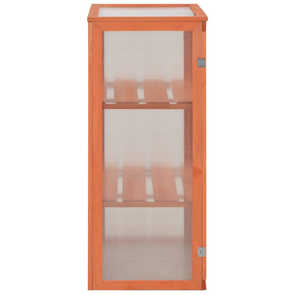 vidaXL Θερμοκήπιο 75 x 47 x 109 εκ. Ξύλινο