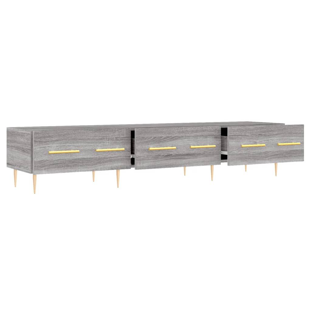 vidaXL Έπιπλο Τηλεόρασης Γκρι Sonoma 150 x 36 x 30 εκ. Επεξεργ. Ξύλο